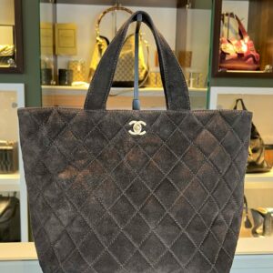 Chanel Suède CC Tote Bag