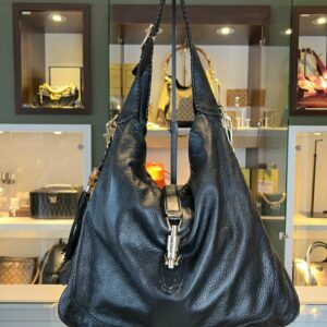 gucci jackie hobo black