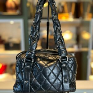 chanel Lady Braid Bowler Bag