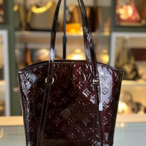 Louis vuitton avalon burgundy patent leather