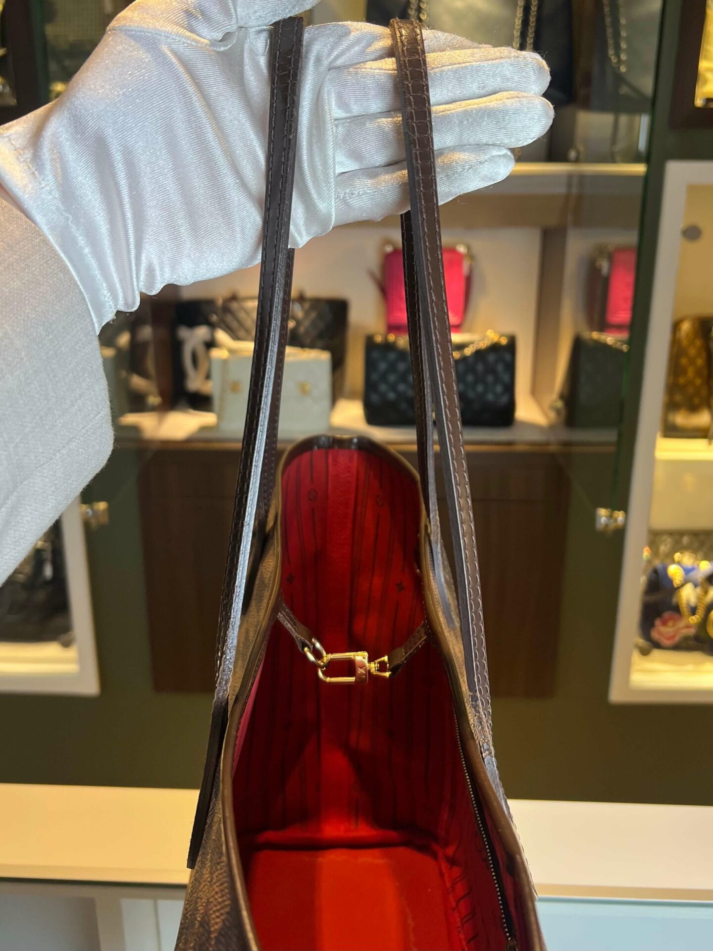 Louis Vuitton Neverfull MM Damier Ebene - Afbeelding 7