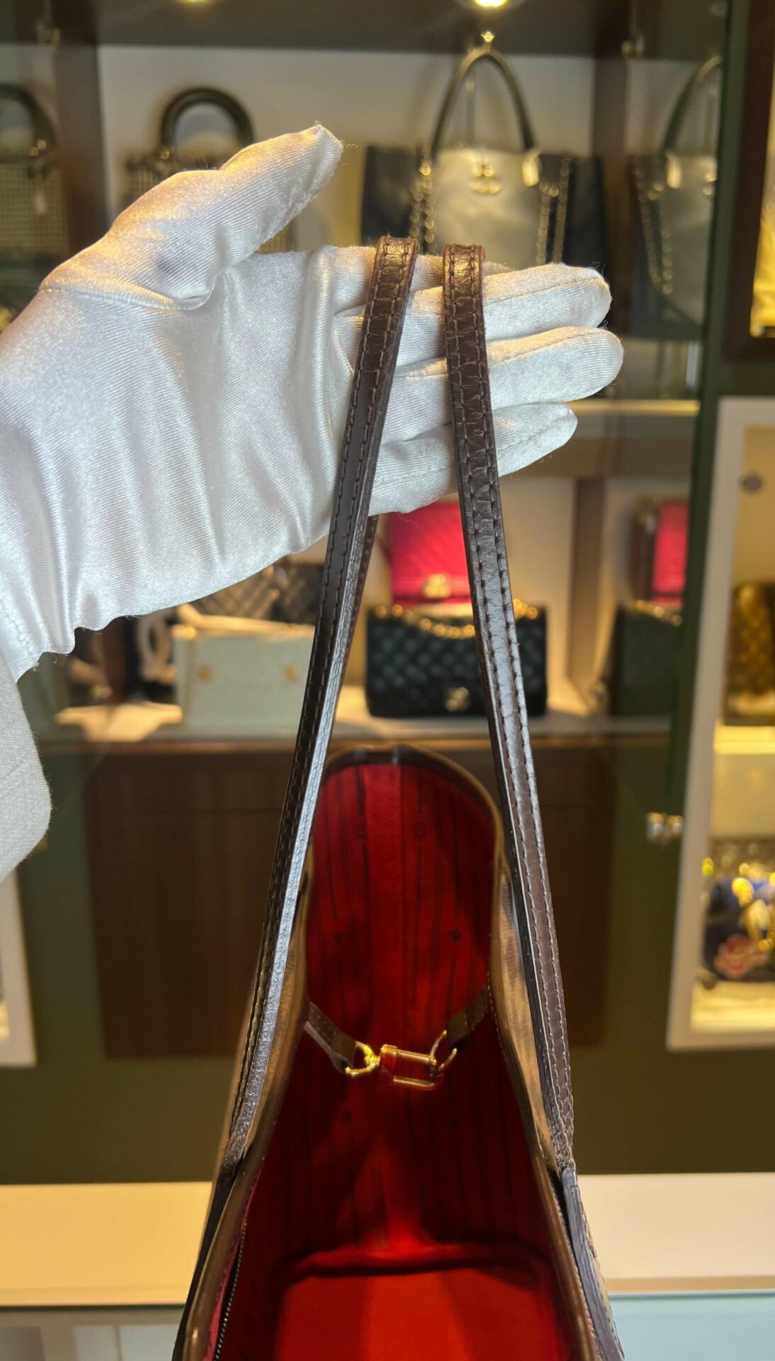 Louis Vuitton Neverfull MM Damier Ebene - Afbeelding 18