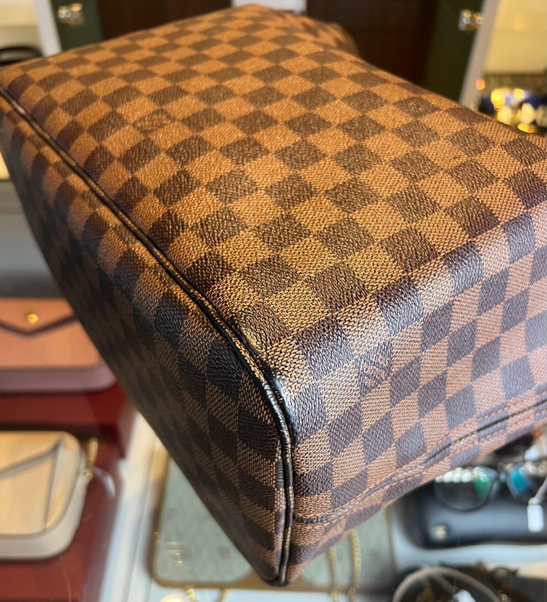 Louis Vuitton Neverfull MM Damier Ebene - Afbeelding 14