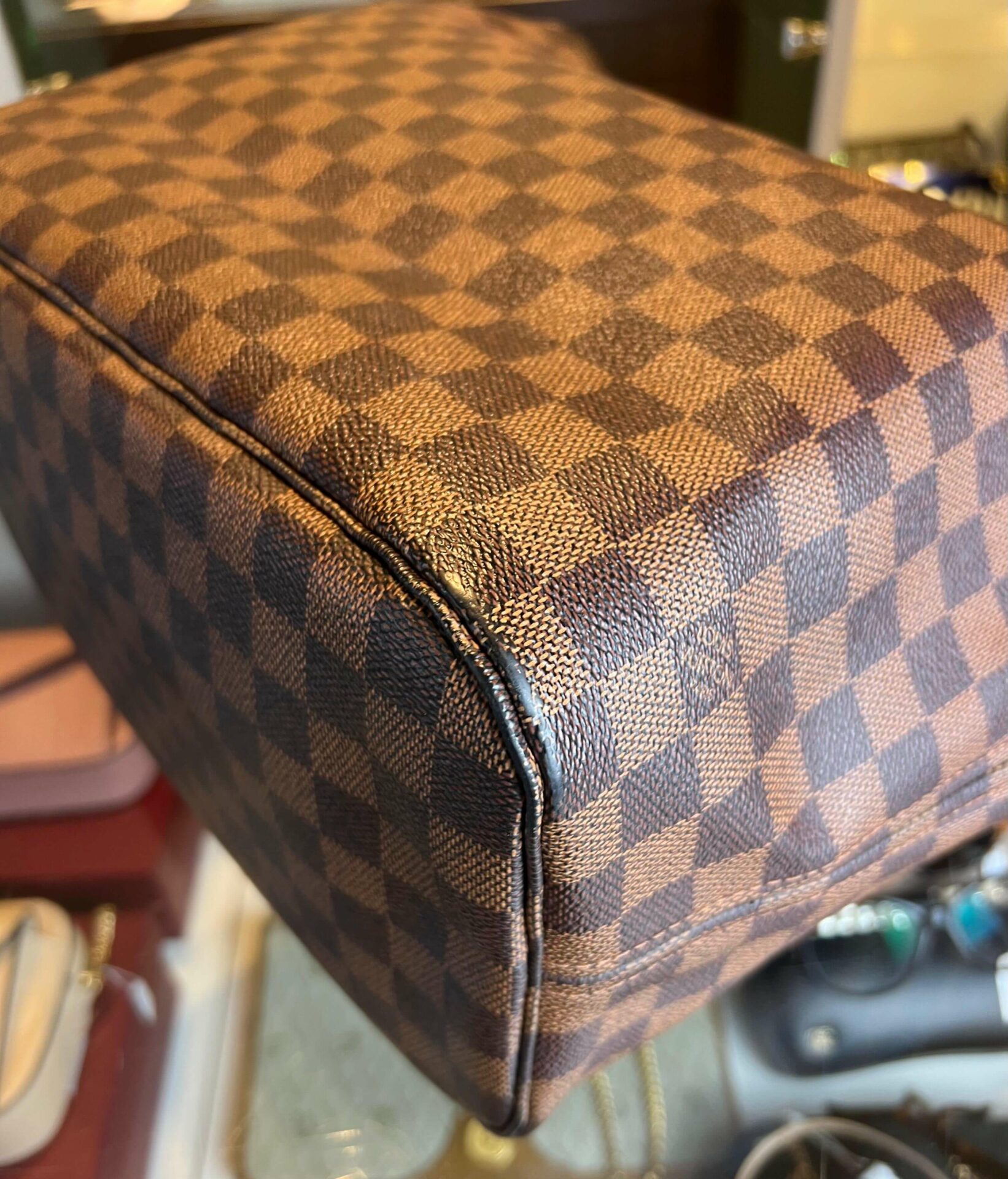 Louis Vuitton Neverfull MM Damier Ebene - Afbeelding 15