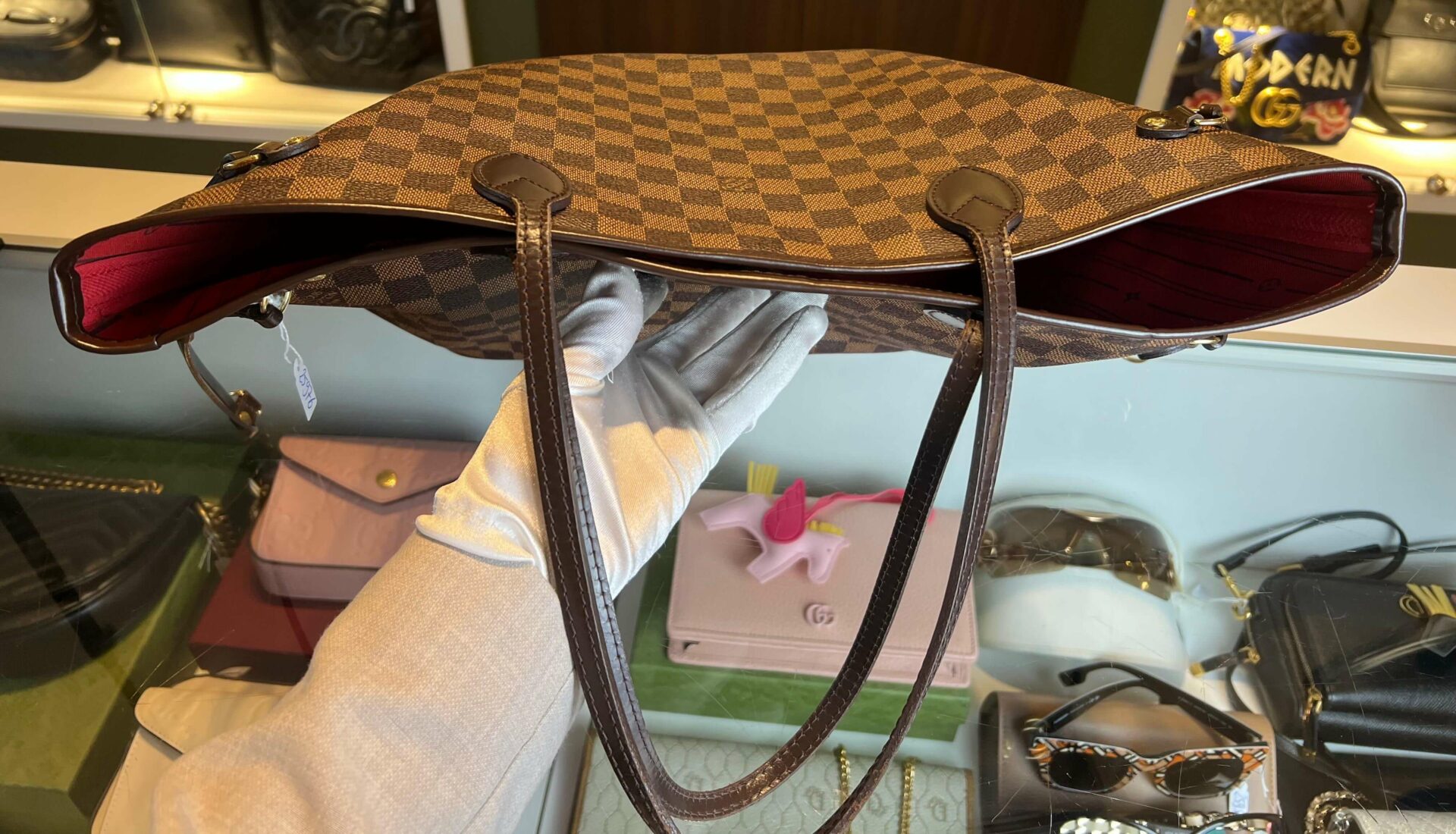 Louis Vuitton Neverfull MM Damier Ebene - Afbeelding 16