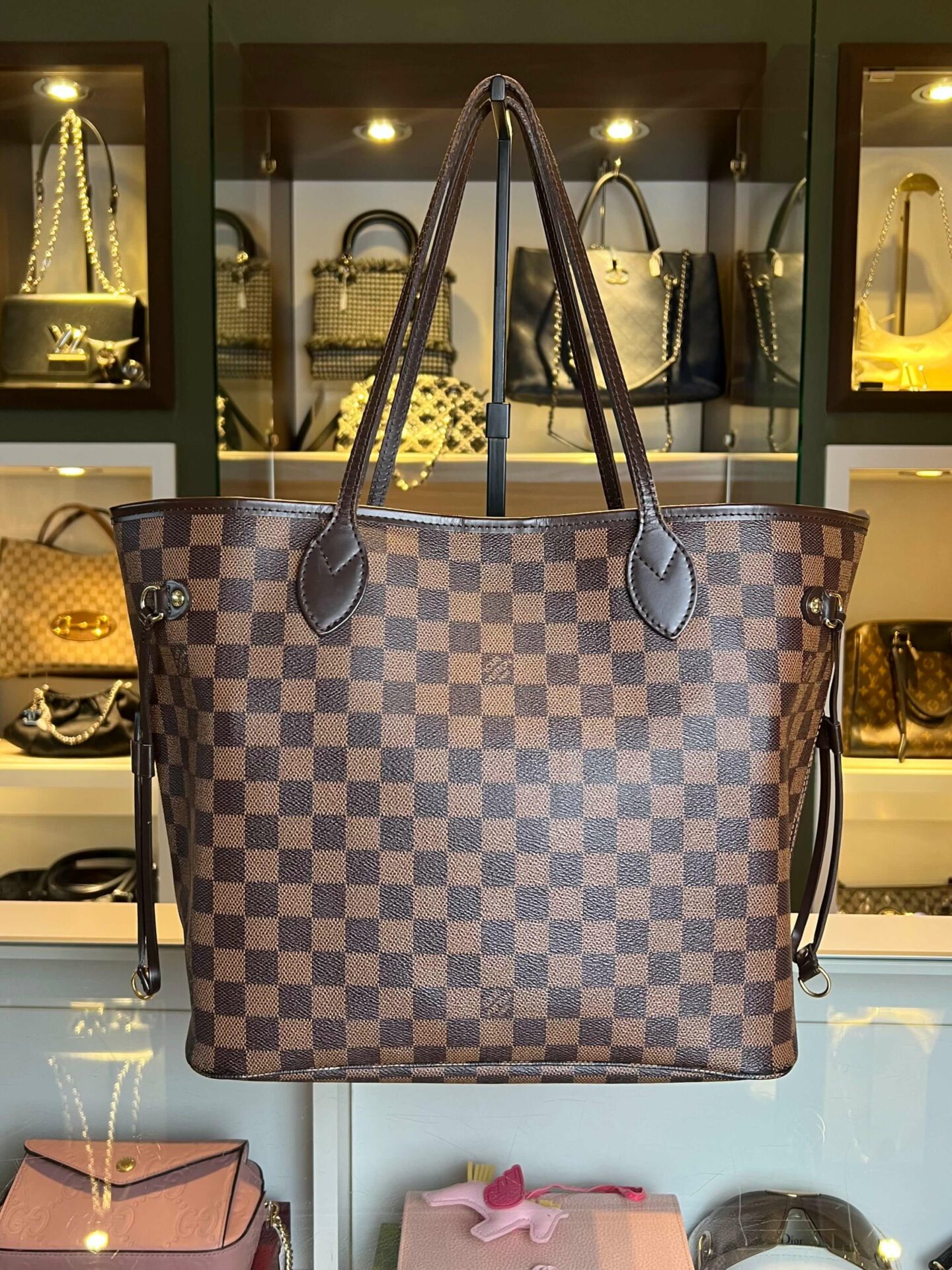 Louis Vuitton Neverfull MM Damier Ebene - Afbeelding 3