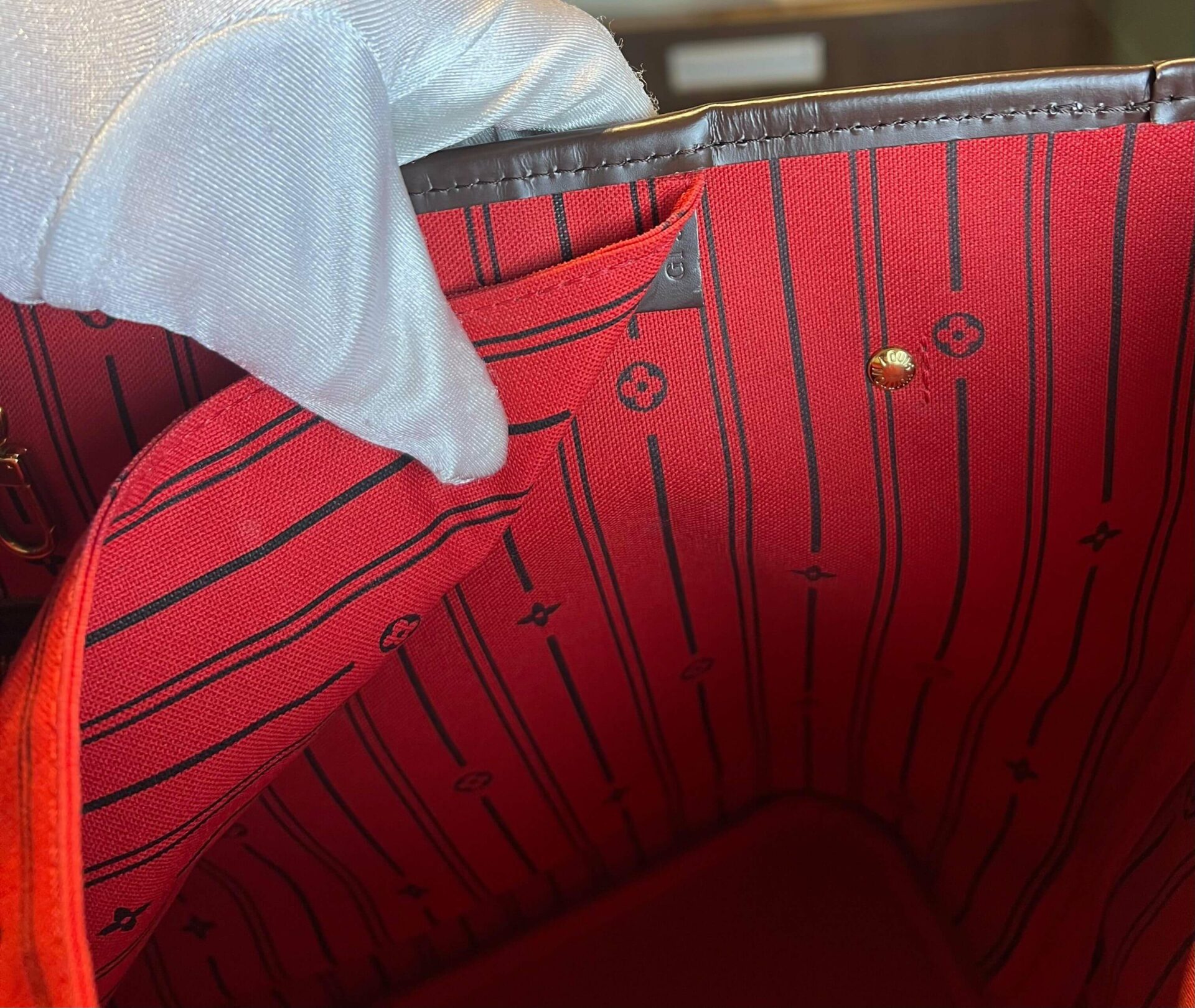 louis vuitton neverfull mm damier ebene