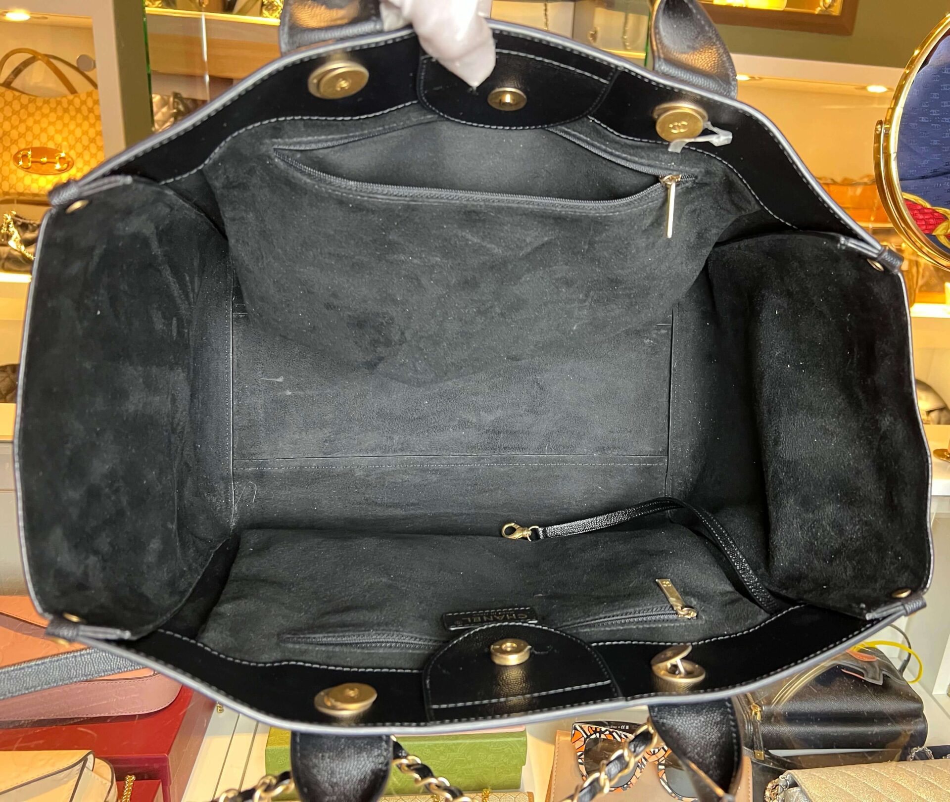 Chanel Deauville Tote Bag - Afbeelding 12