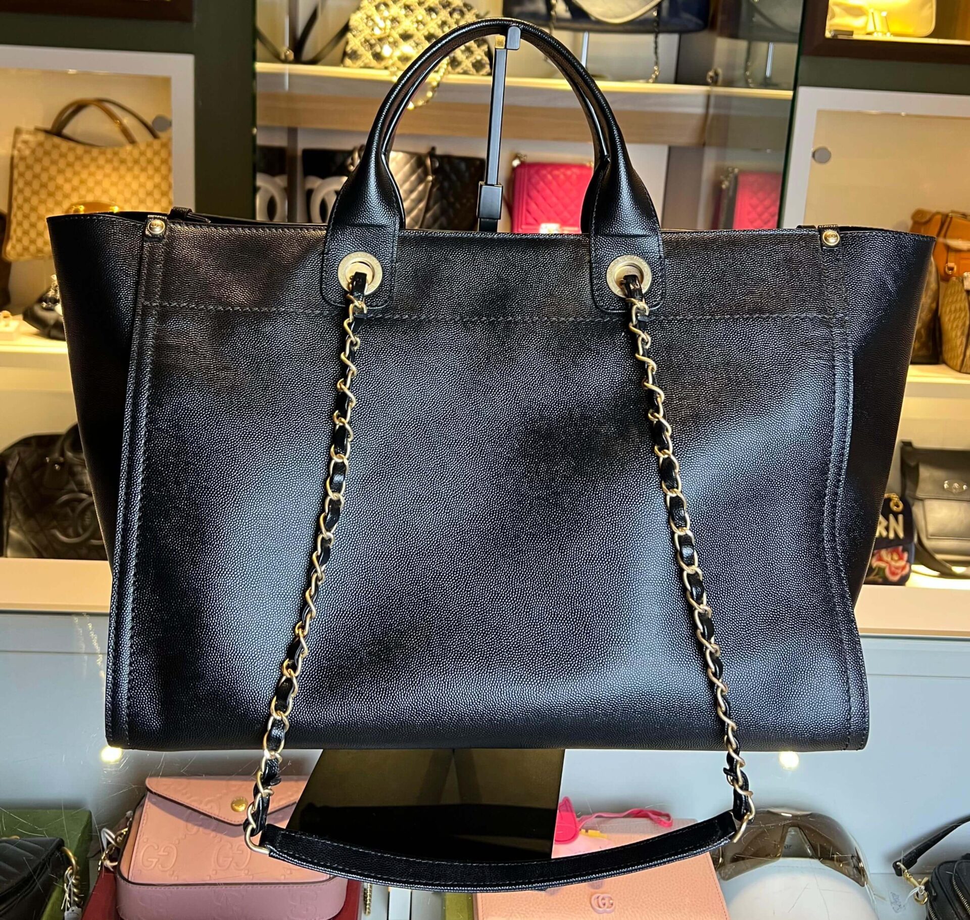 Chanel Deauville Tote Bag - Afbeelding 5