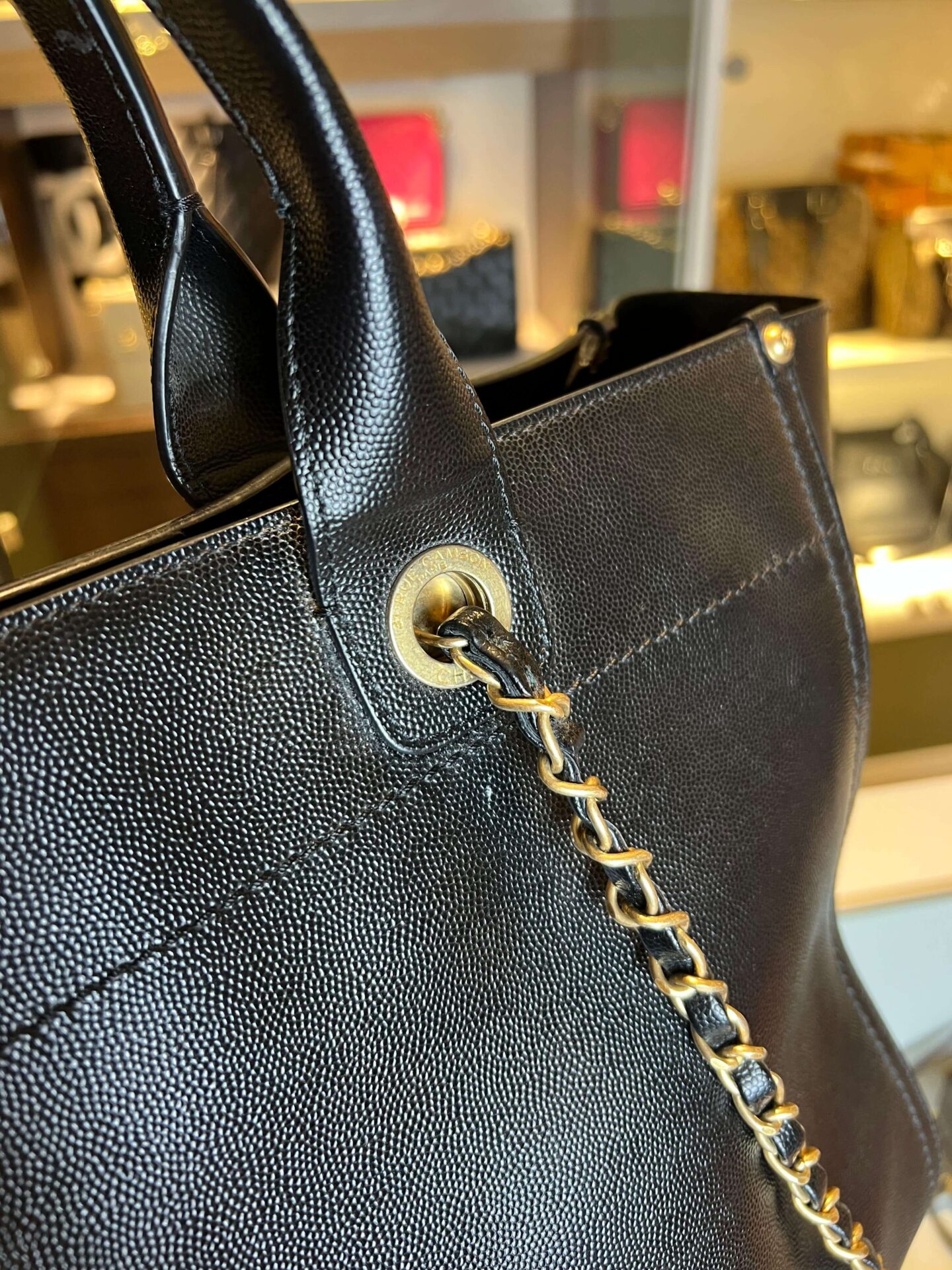 Chanel Deauville Tote Bag - Afbeelding 15