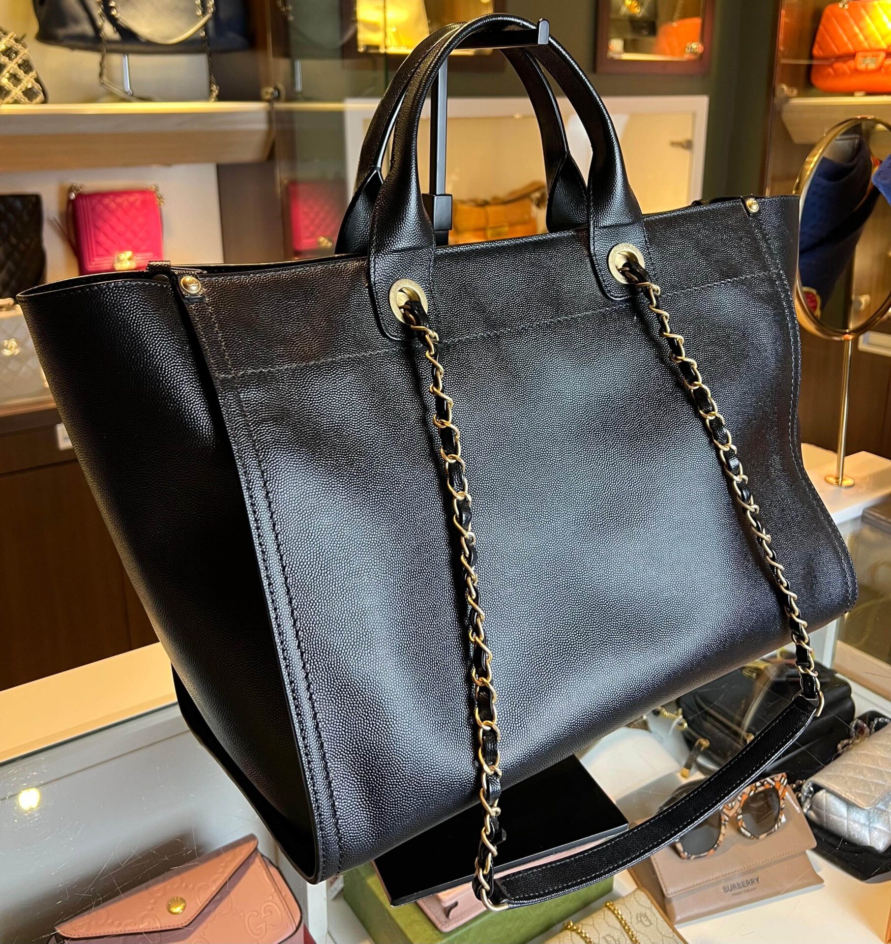 Chanel Deauville Tote Bag - Afbeelding 6