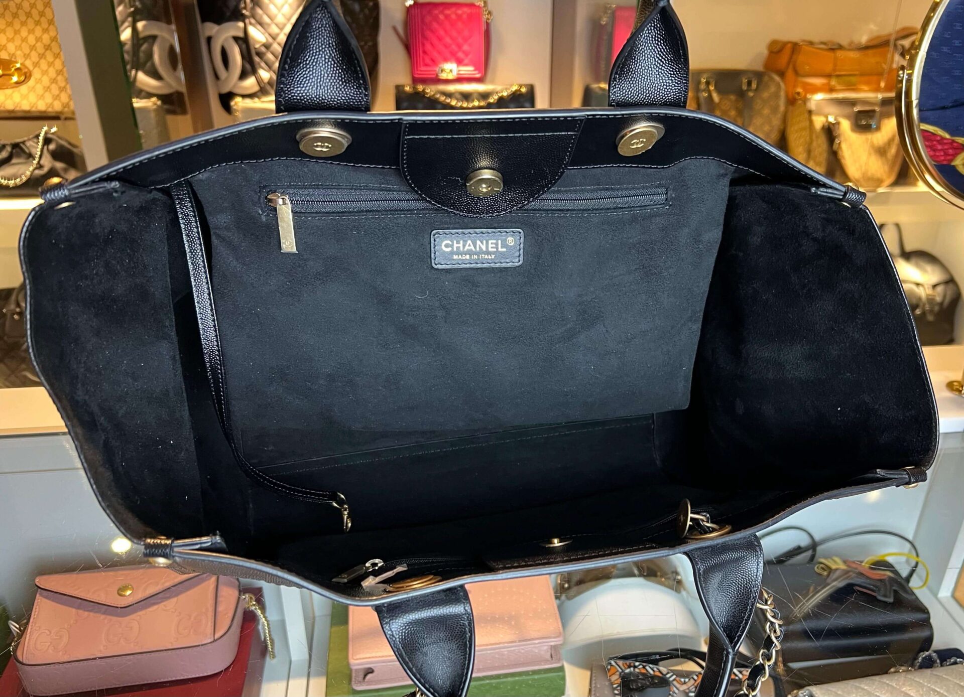 Chanel Deauville Tote Bag - Afbeelding 13