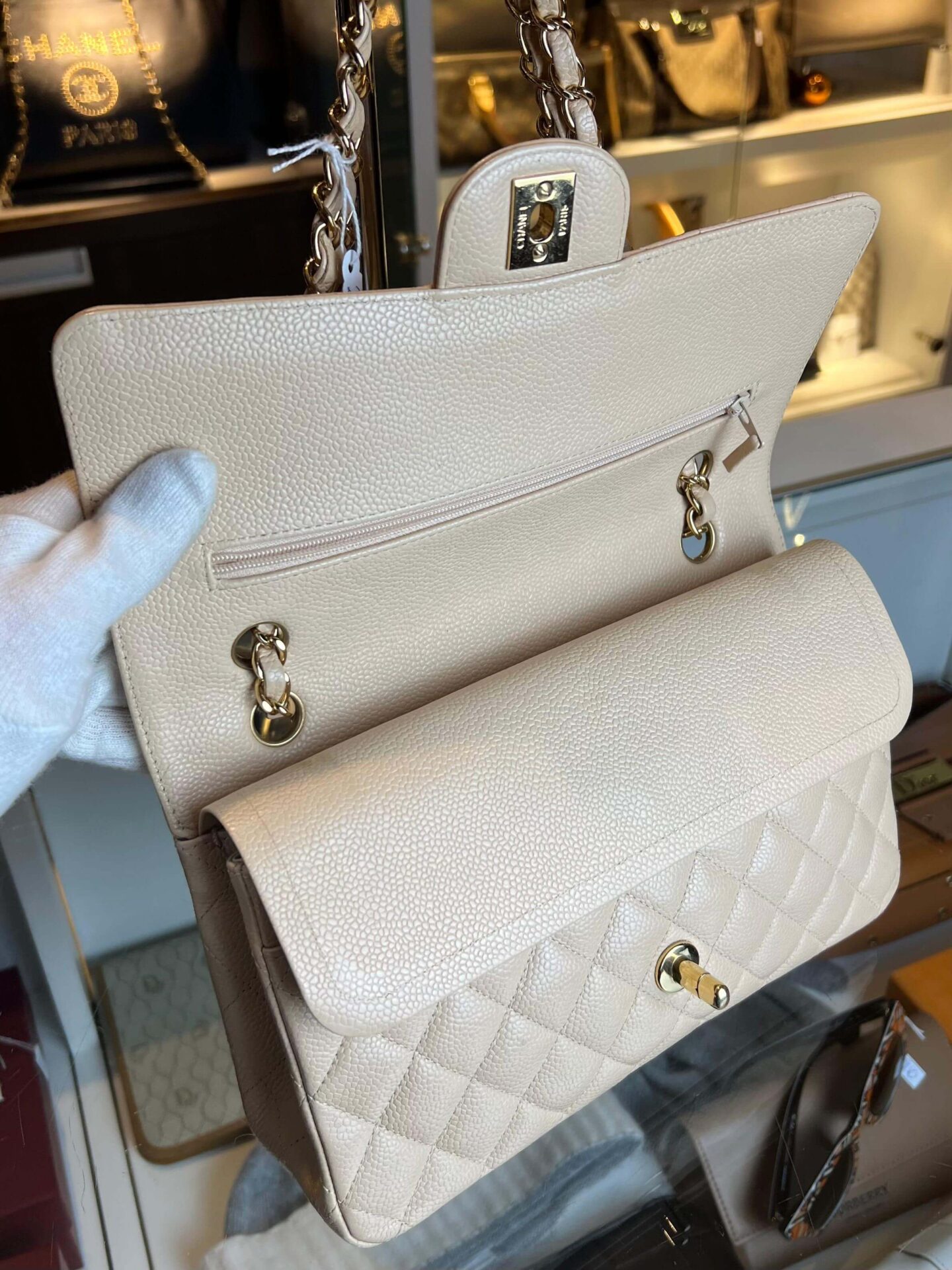 Chanel Classic Double Flap Bag medium - Afbeelding 6