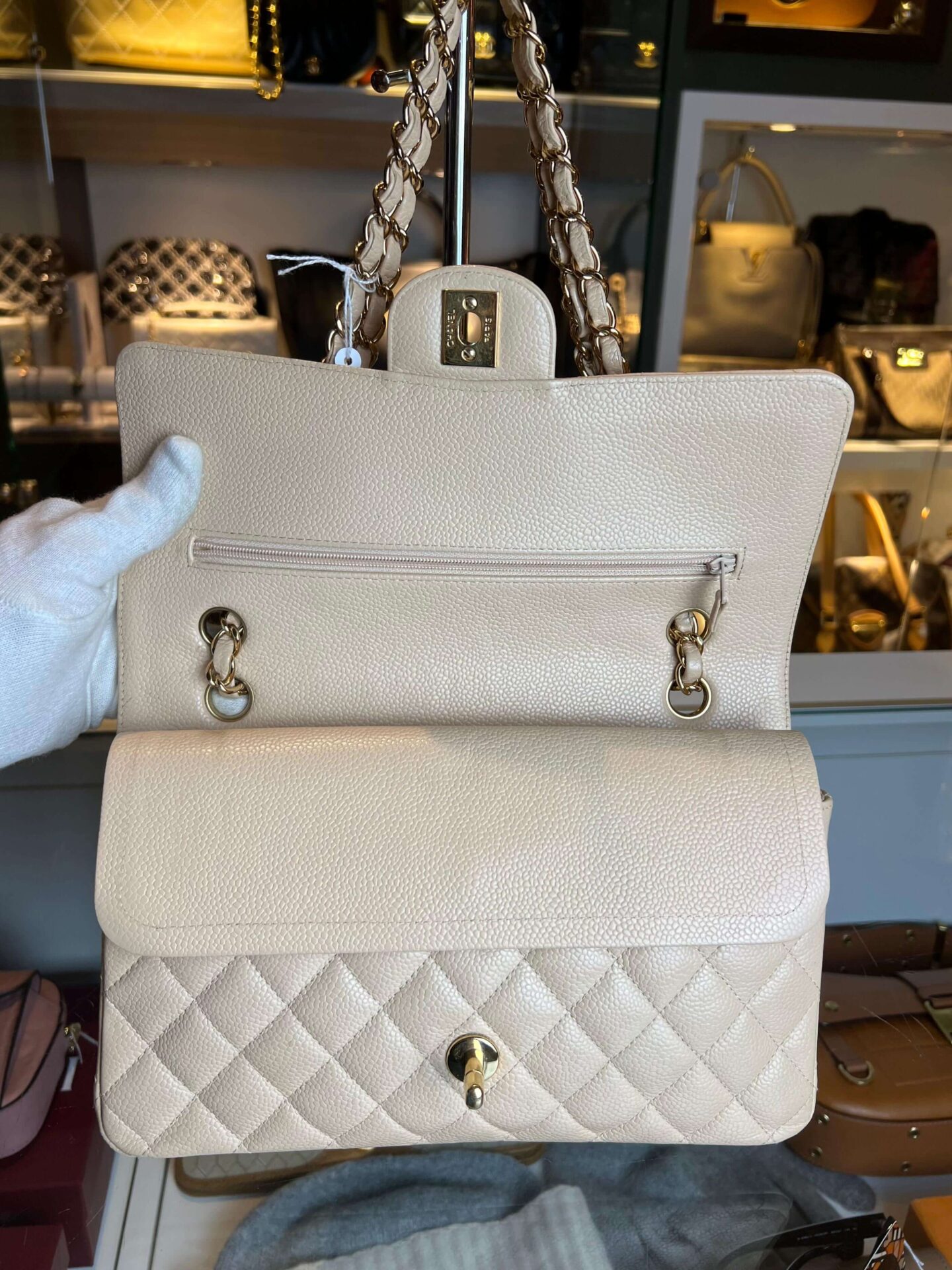 Chanel Classic Double Flap Bag medium - Afbeelding 5