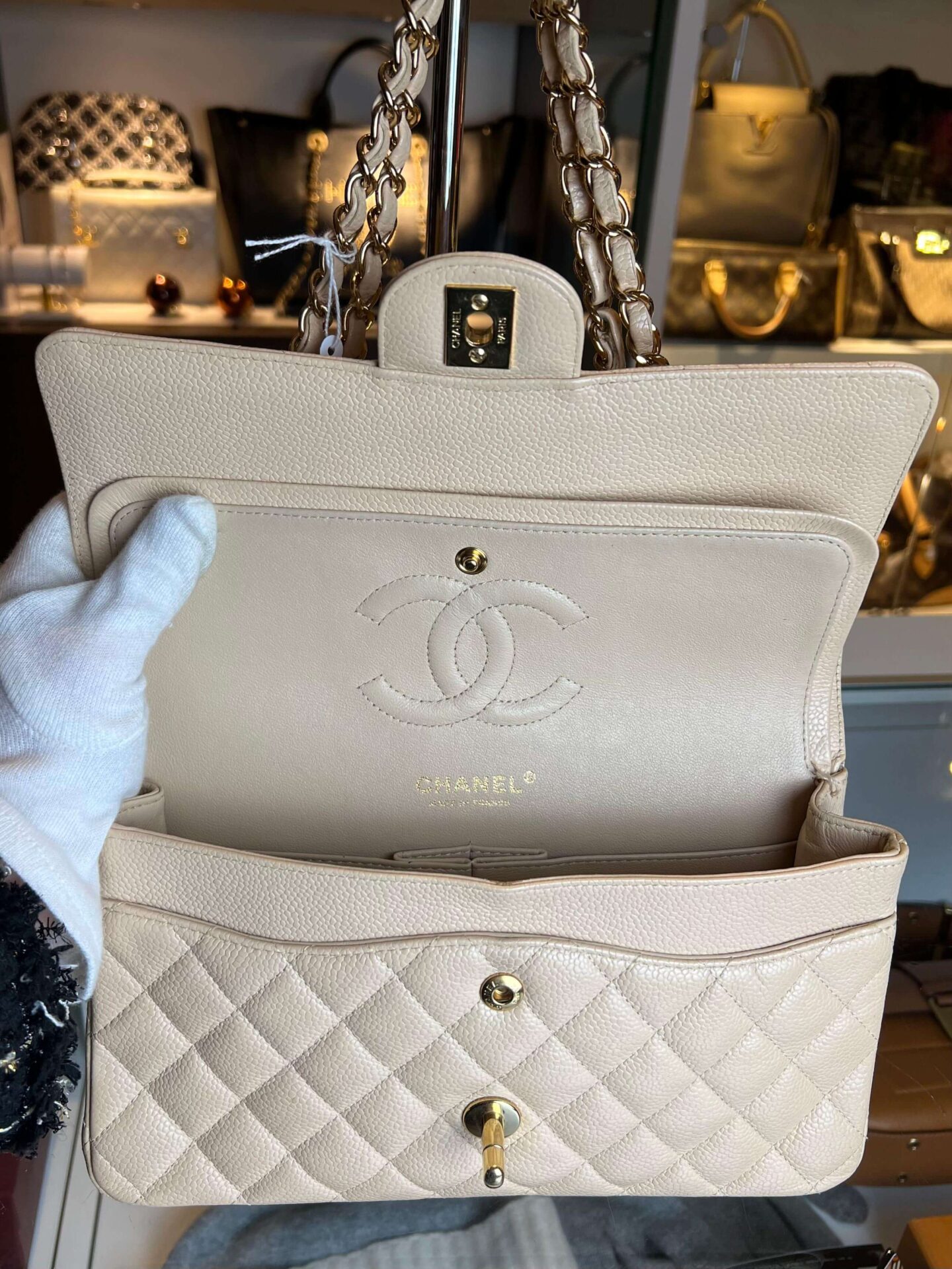Chanel Classic Double Flap Bag medium - Afbeelding 7