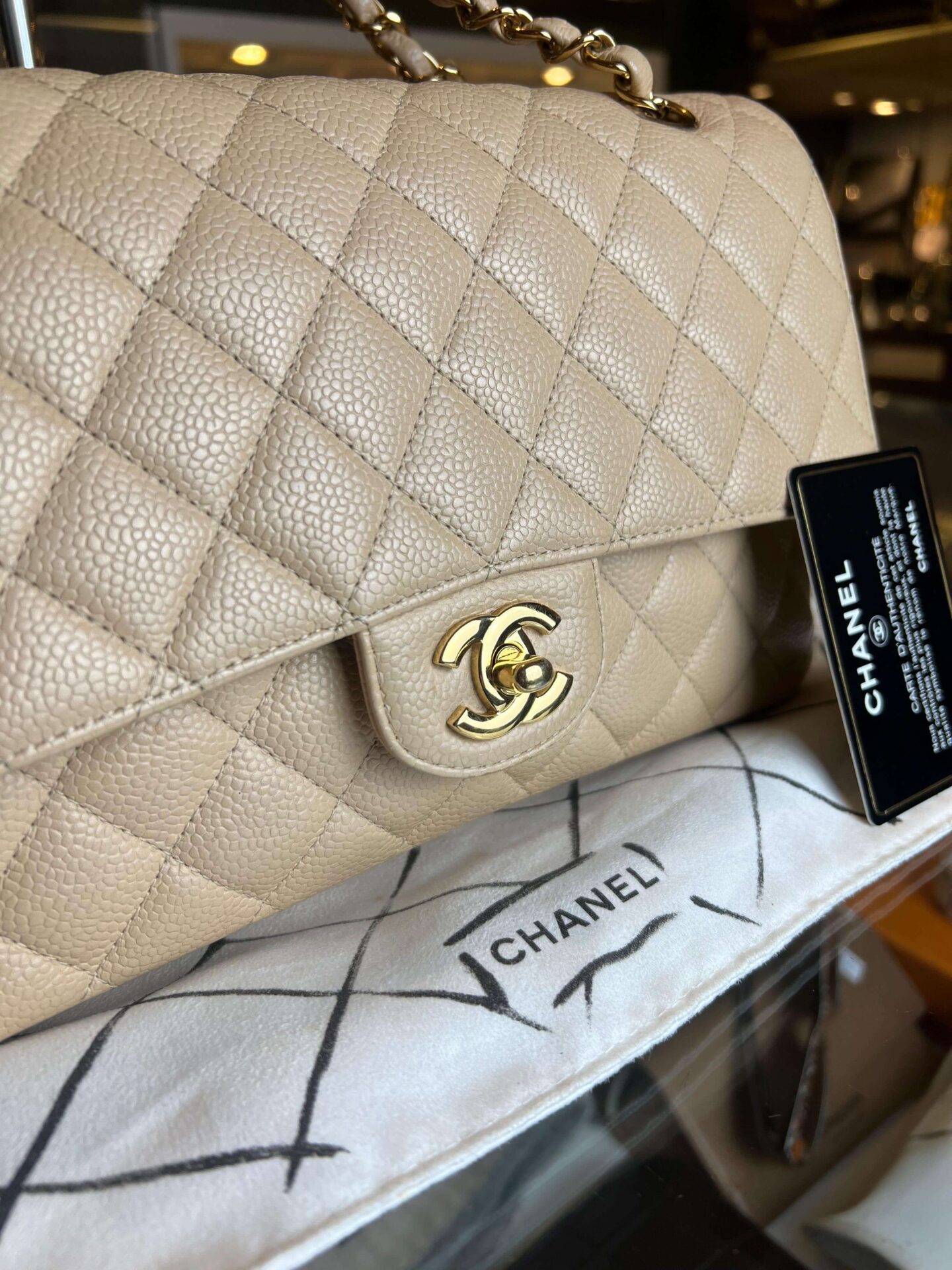 Chanel Classic Double Flap Bag medium - Afbeelding 3