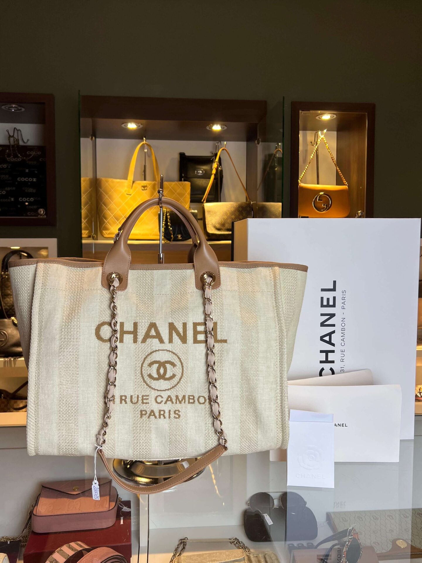 Chanel Deauville Medium Rue Cambon Paris
