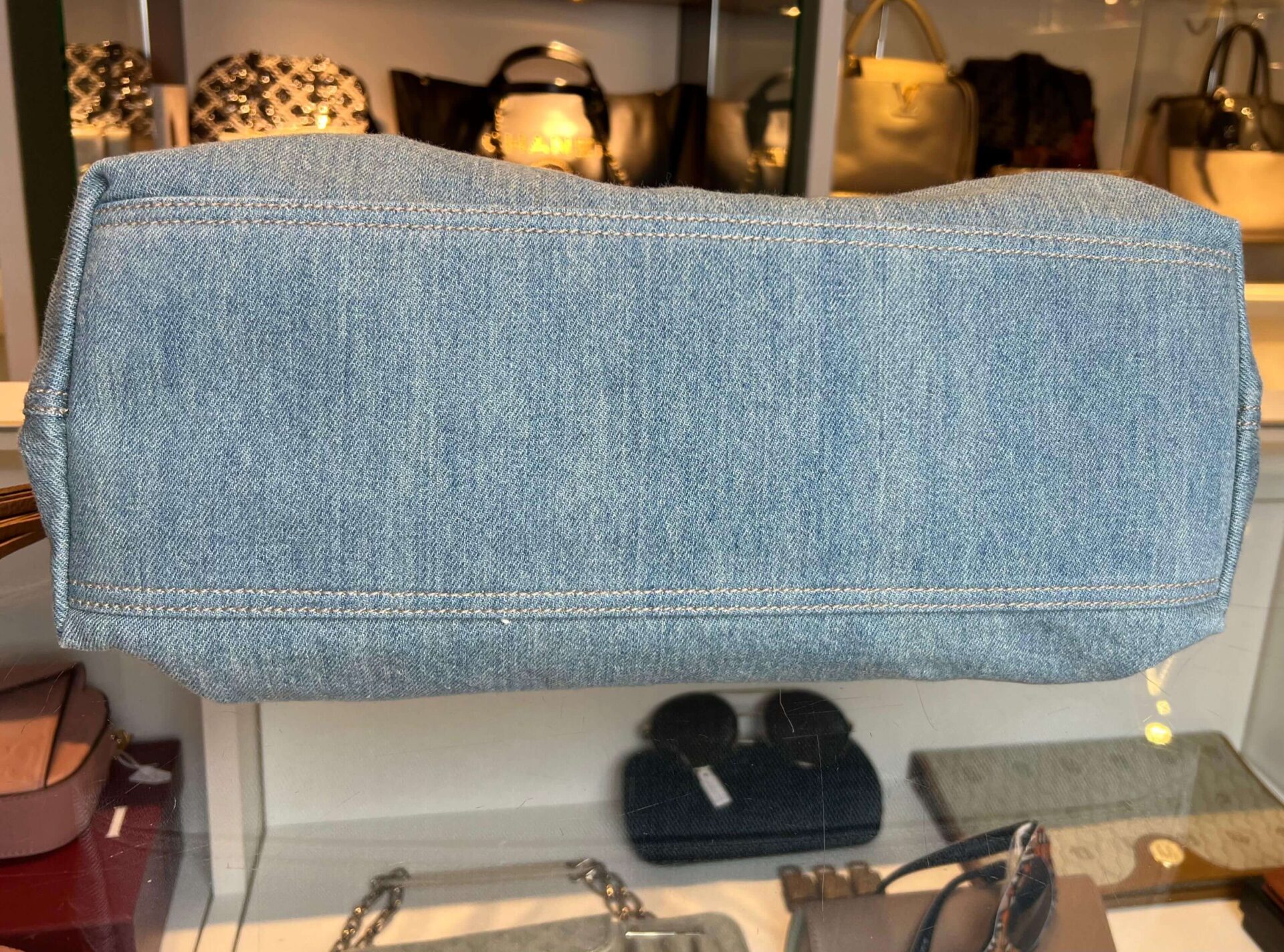 Gucci Soho Tote Bag Denim Medium - Afbeelding 12
