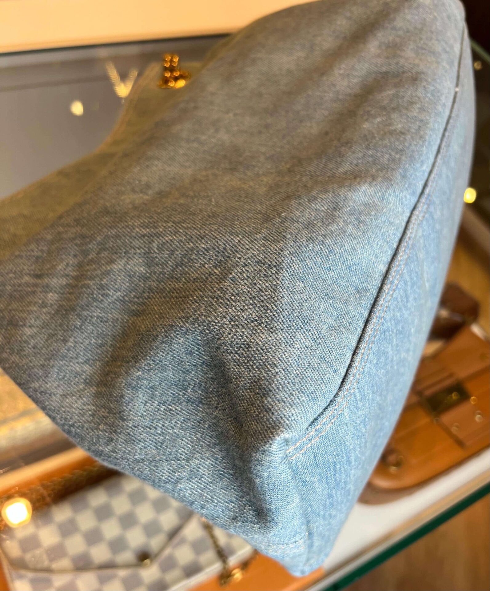 Gucci Soho Tote Bag Denim Medium - Afbeelding 14