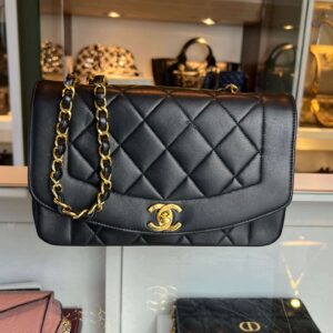 chanel classic diana flap bag