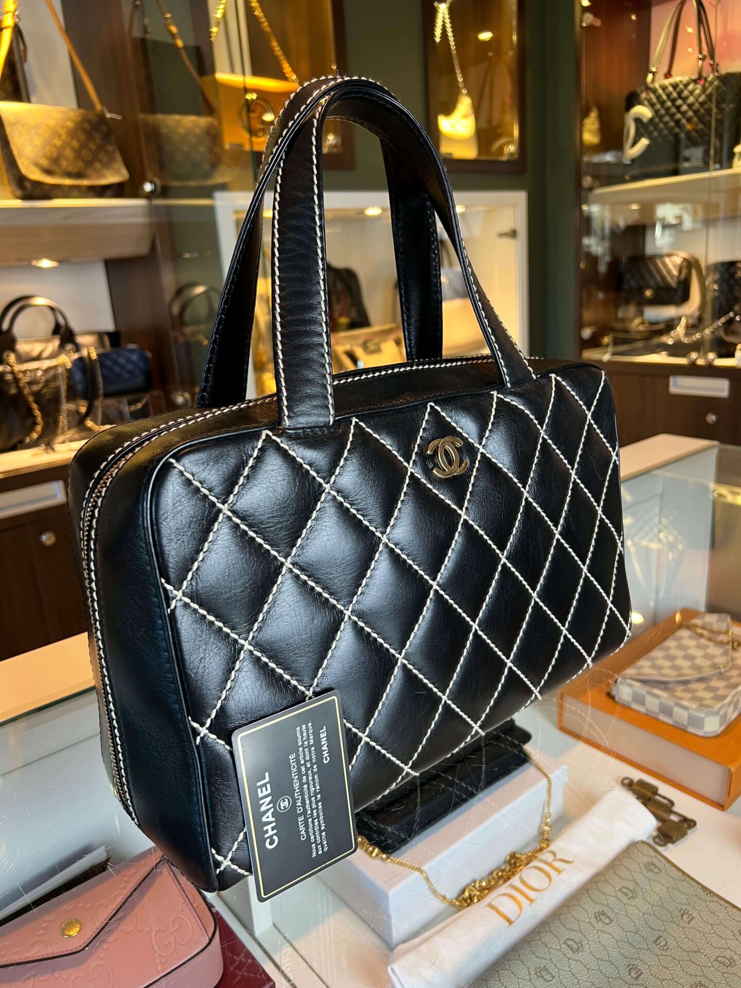 Chanel Wild Stitch Boston Bag