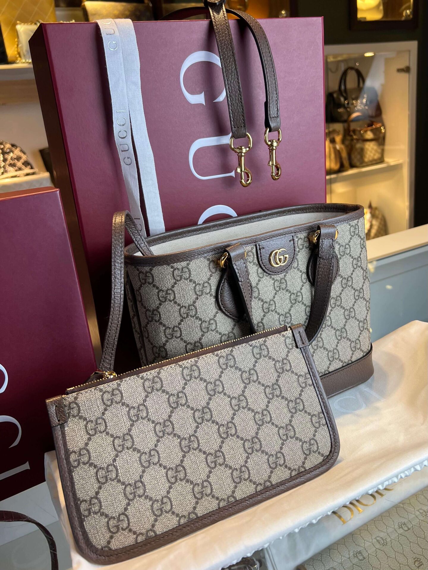 gucci ophidia small tote bag - Afbeelding 2
