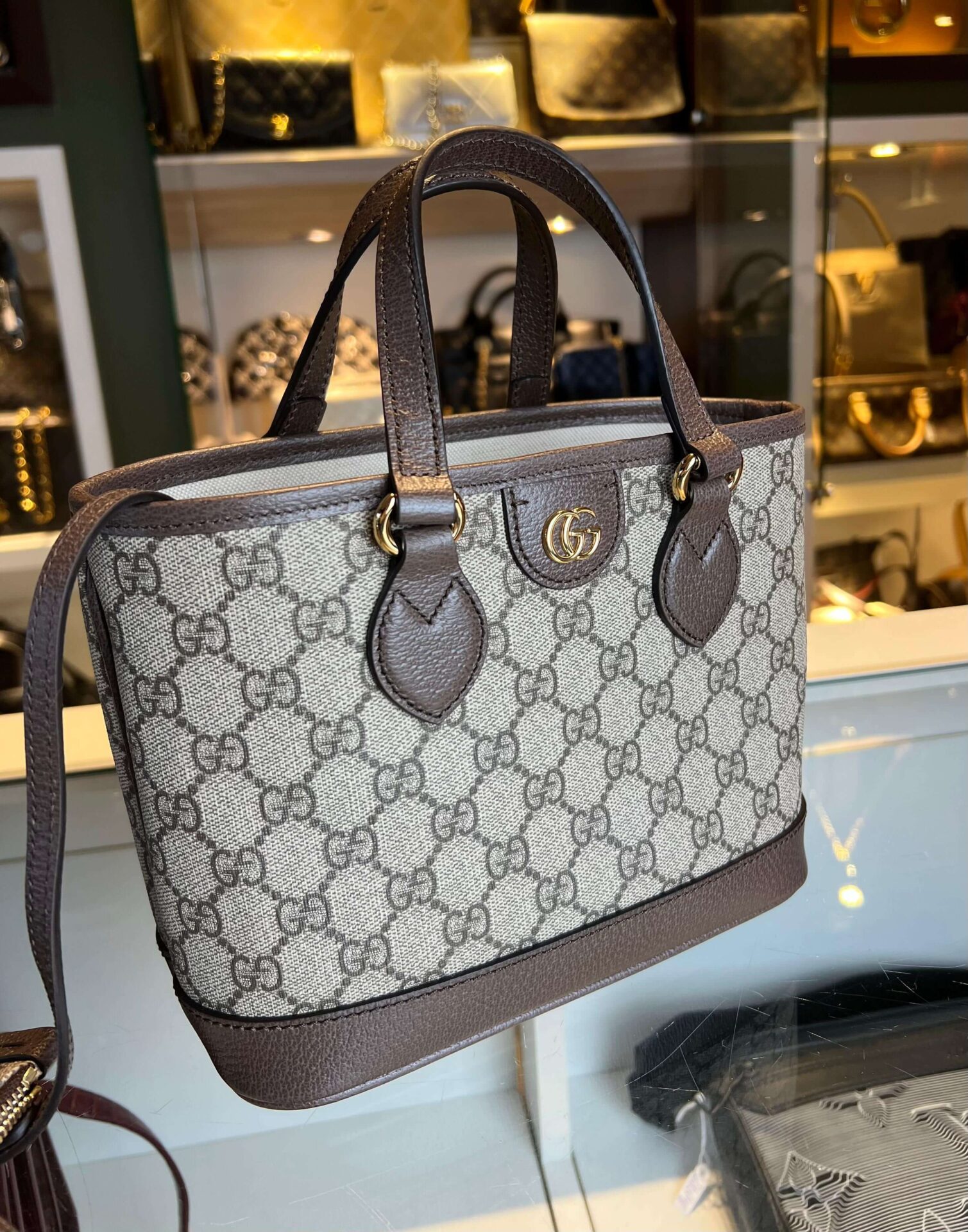 gucci ophidia small tote bag