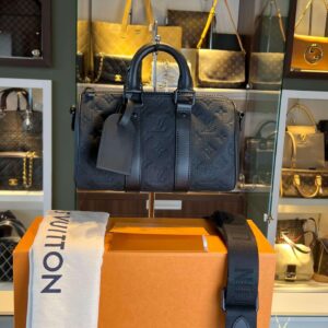 Louis vuitton keepall bandouliere 25 taurillon leder