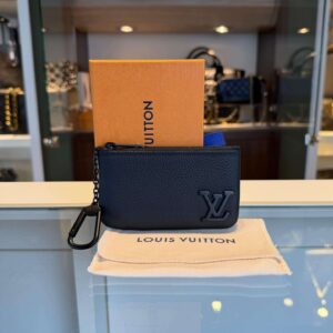 louis vuitton key pouch black aerogram