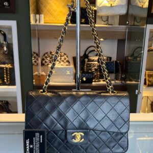chanel classic double flap bag medium 24k gold hellevoetsluis