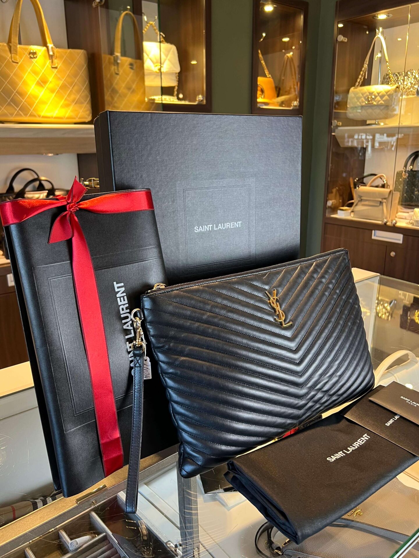 Yves Saint Laurent Cassandre Matelassé pouch - Afbeelding 2