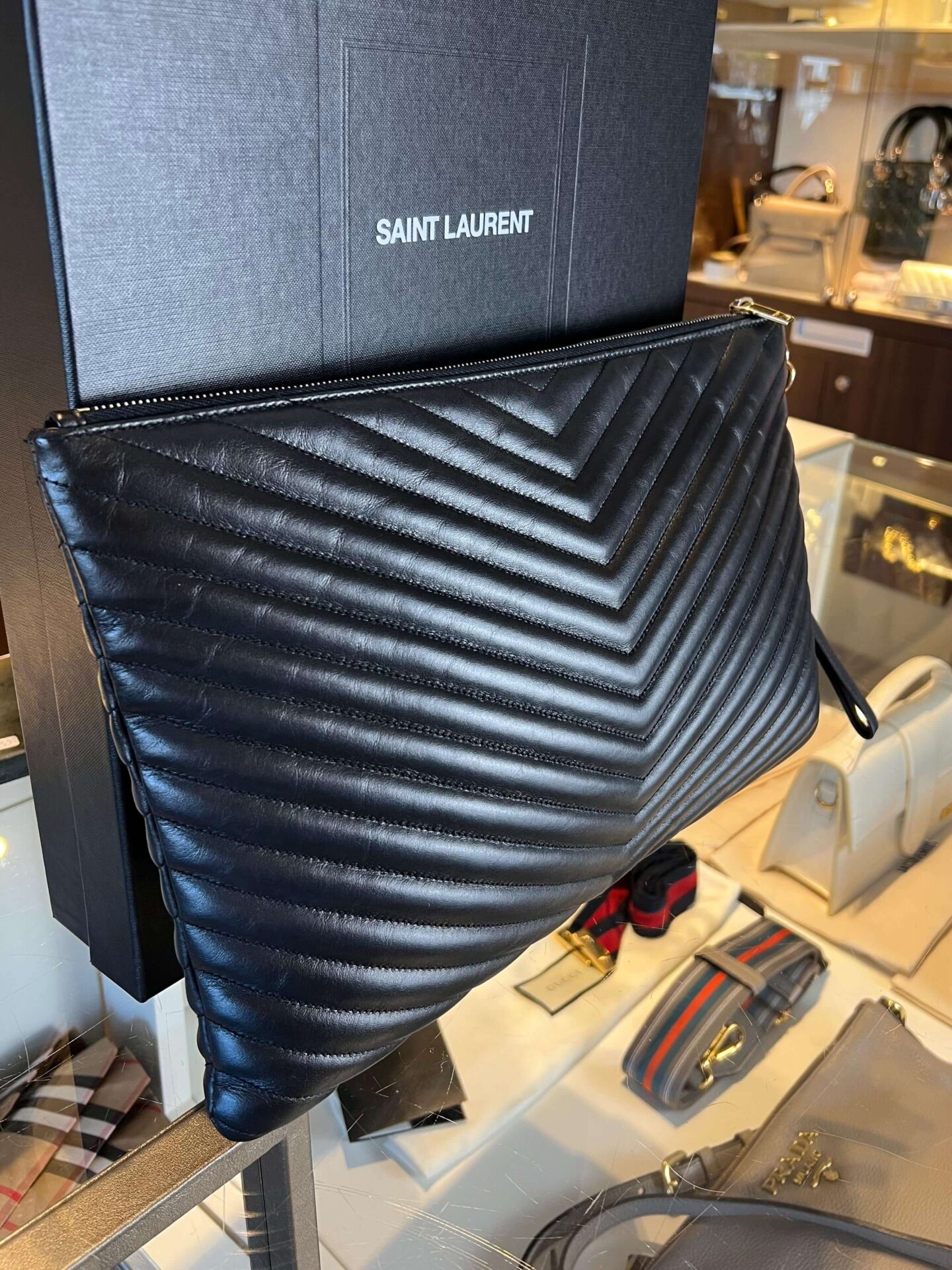 Yves Saint Laurent Cassandre Matelassé pouch - Afbeelding 14