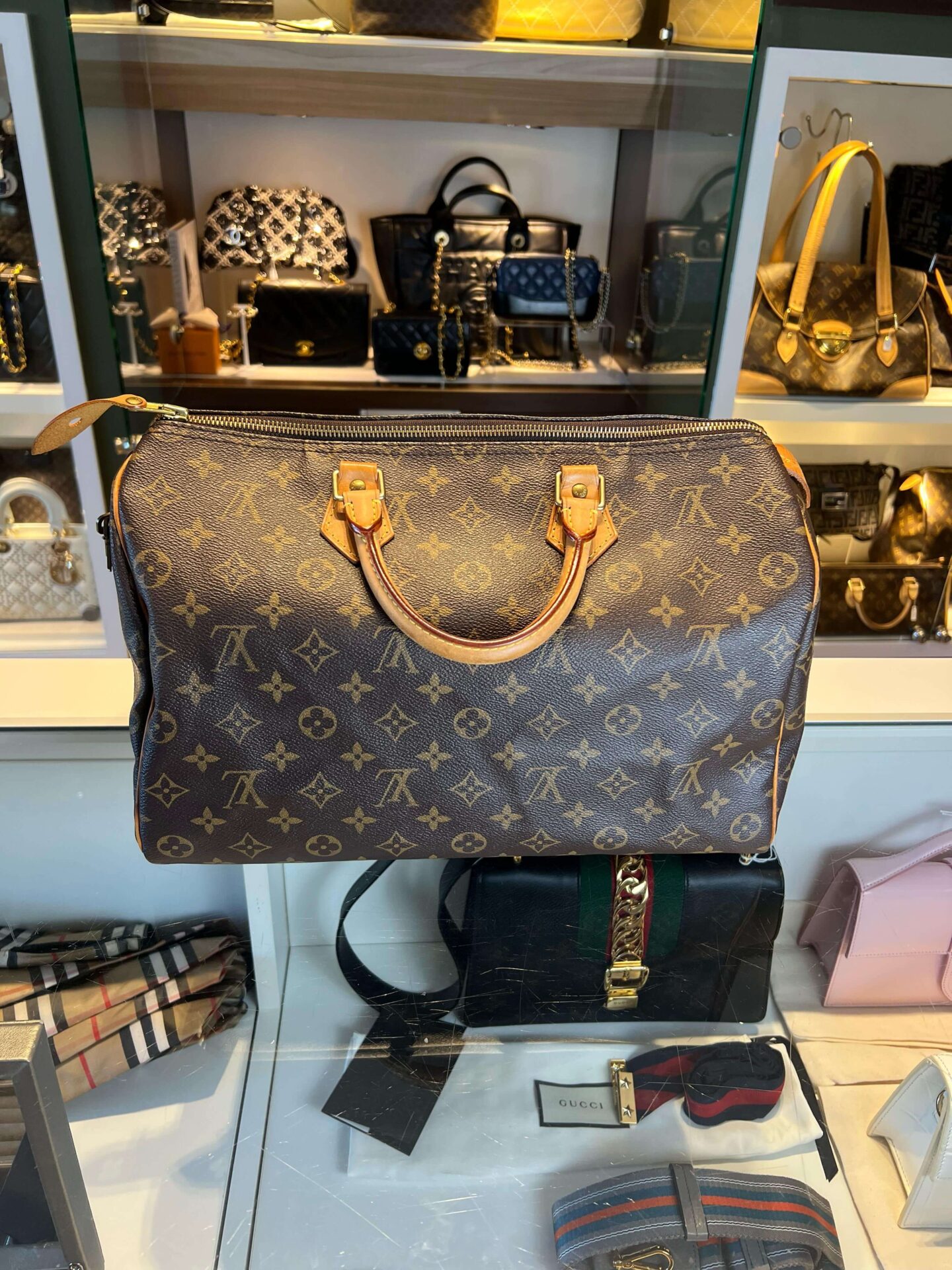 Louis Vuitton Speedy 35 Monogram - Afbeelding 2