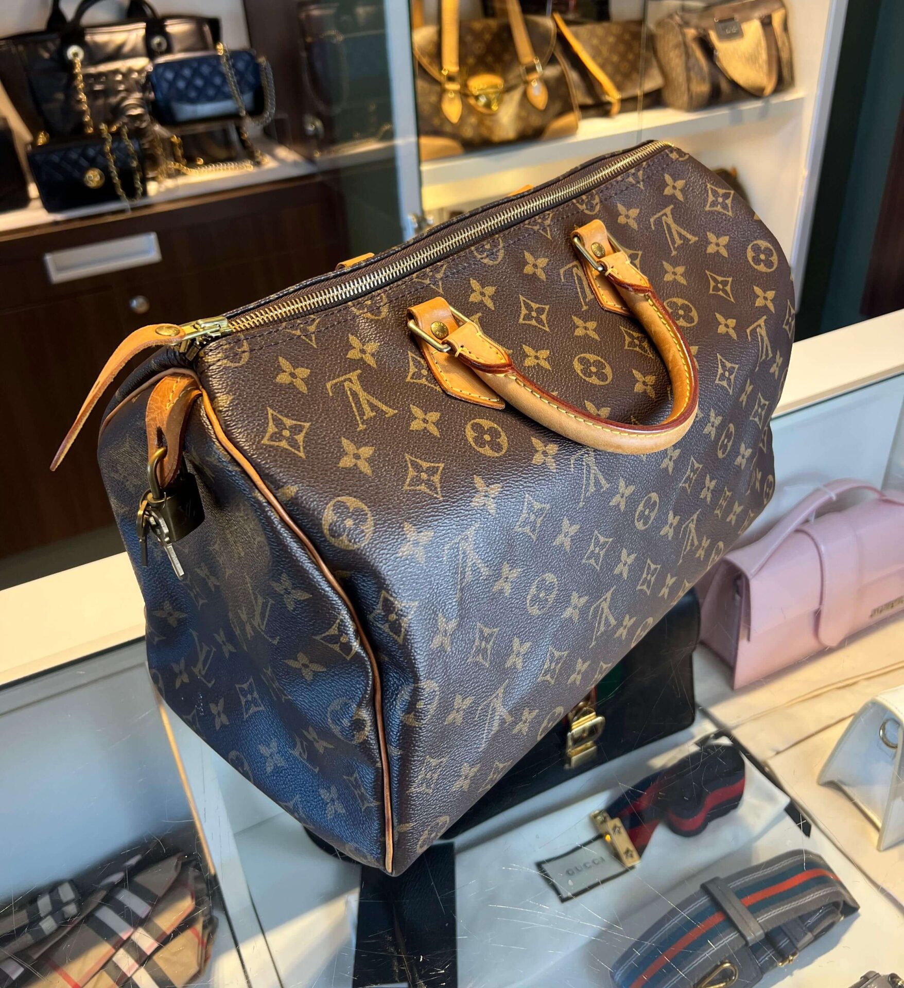 Louis Vuitton Speedy 35 Monogram - Afbeelding 9