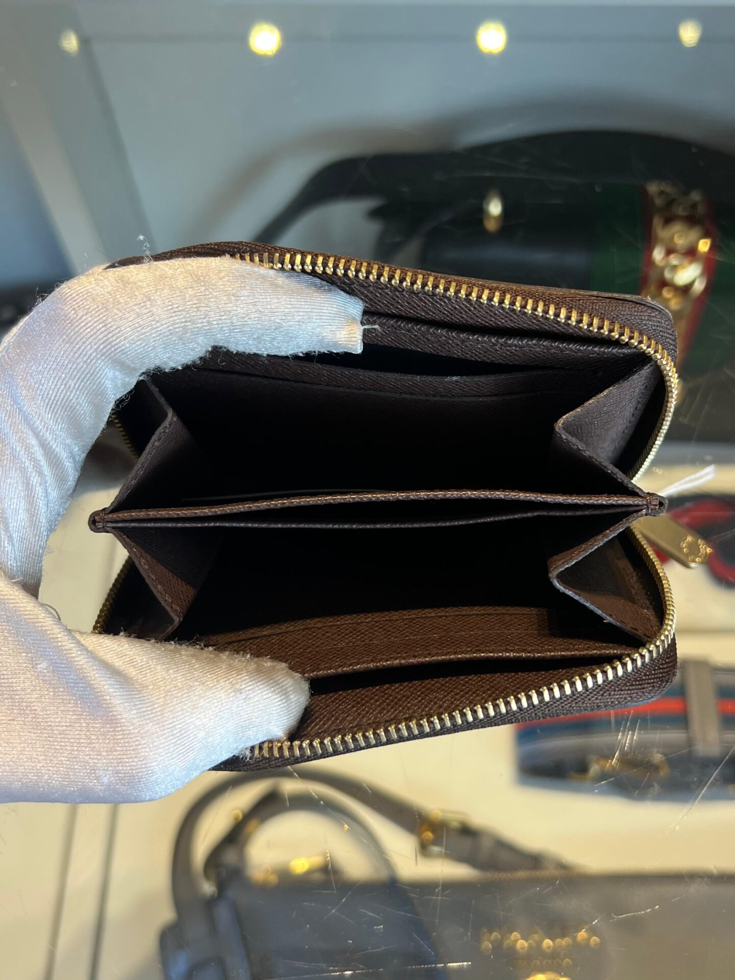 Louis Vuitton Zippy Wallet Damier Ebene - Afbeelding 8
