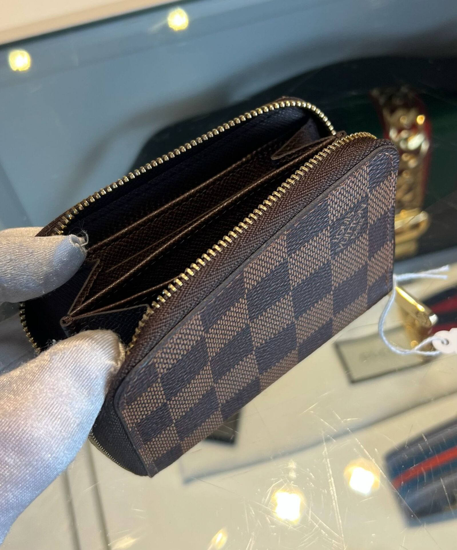 Louis Vuitton Zippy Wallet Damier Ebene - Afbeelding 7
