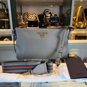 Prada Vitello Daino crossbody tas