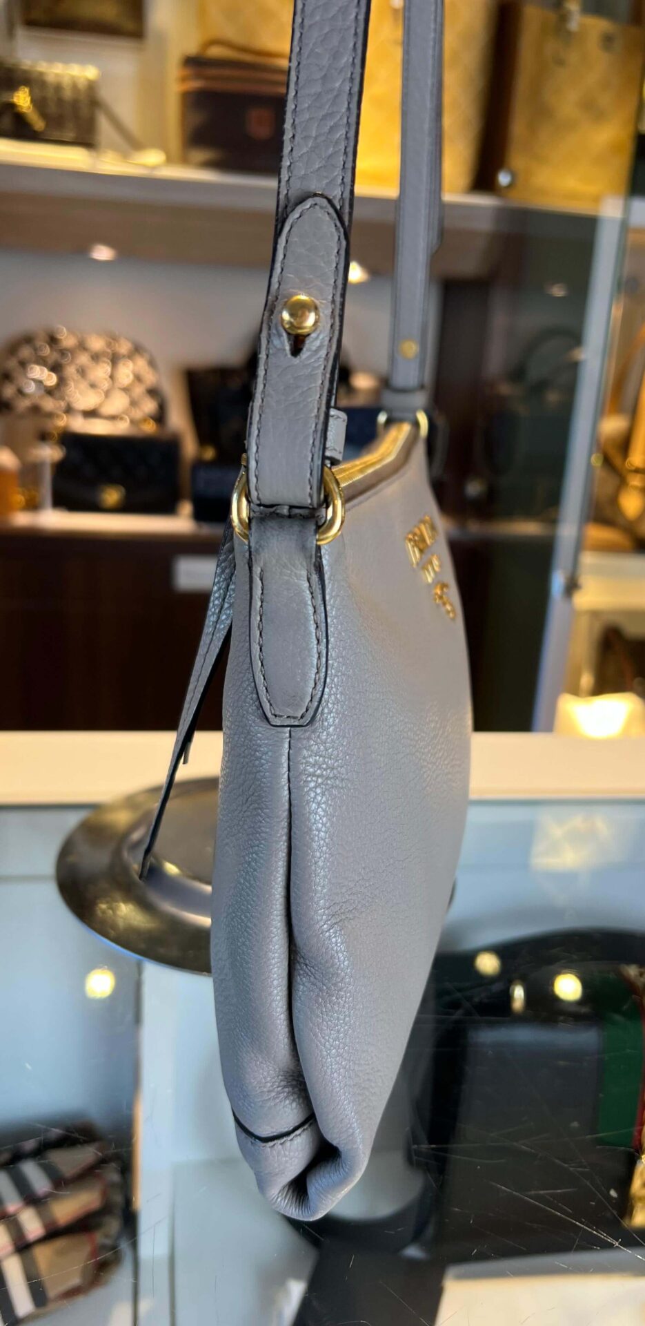 Prada Vitello Daino crossbody tas - Afbeelding 9