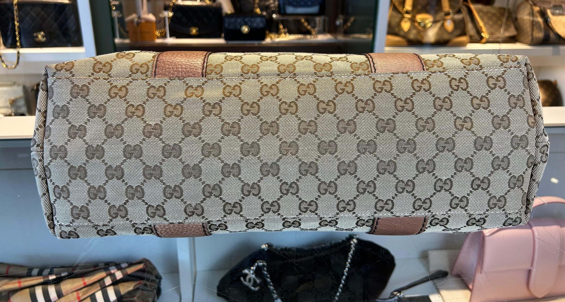 Gucci GG Canvas Bamboo Libeccio tote bag - Afbeelding 14