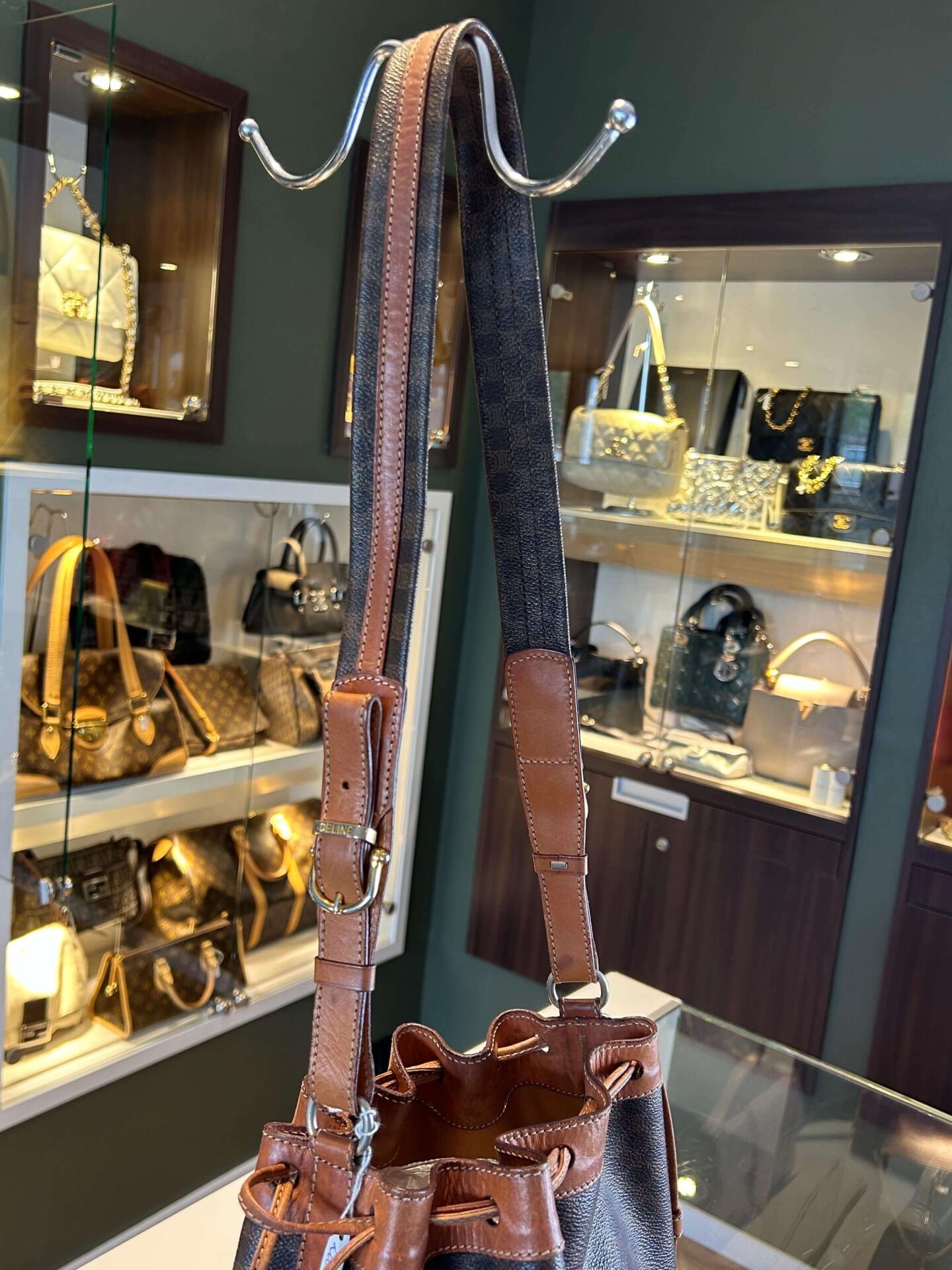 celine bucket bag vintage