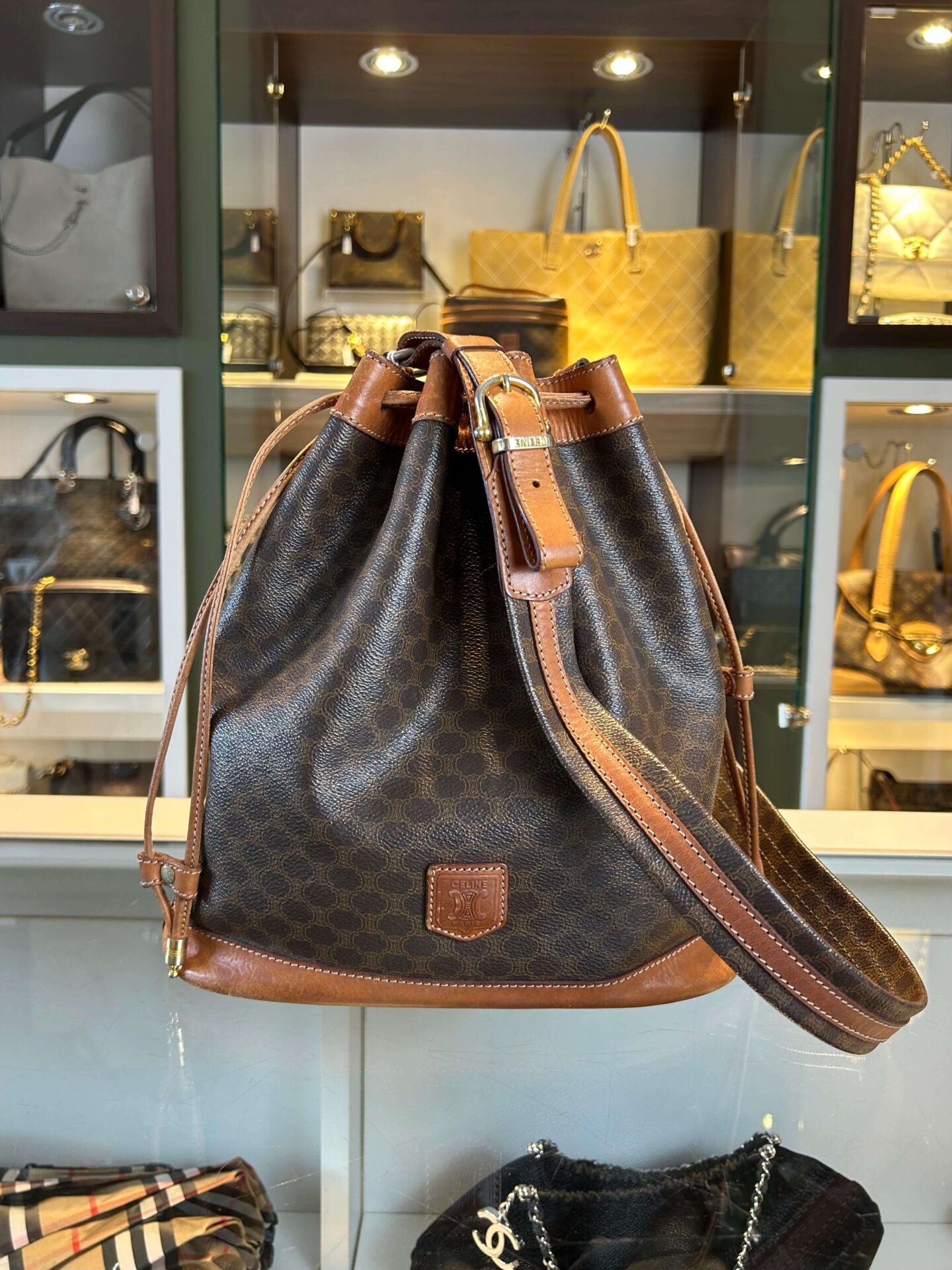 celine bucket bag vintage