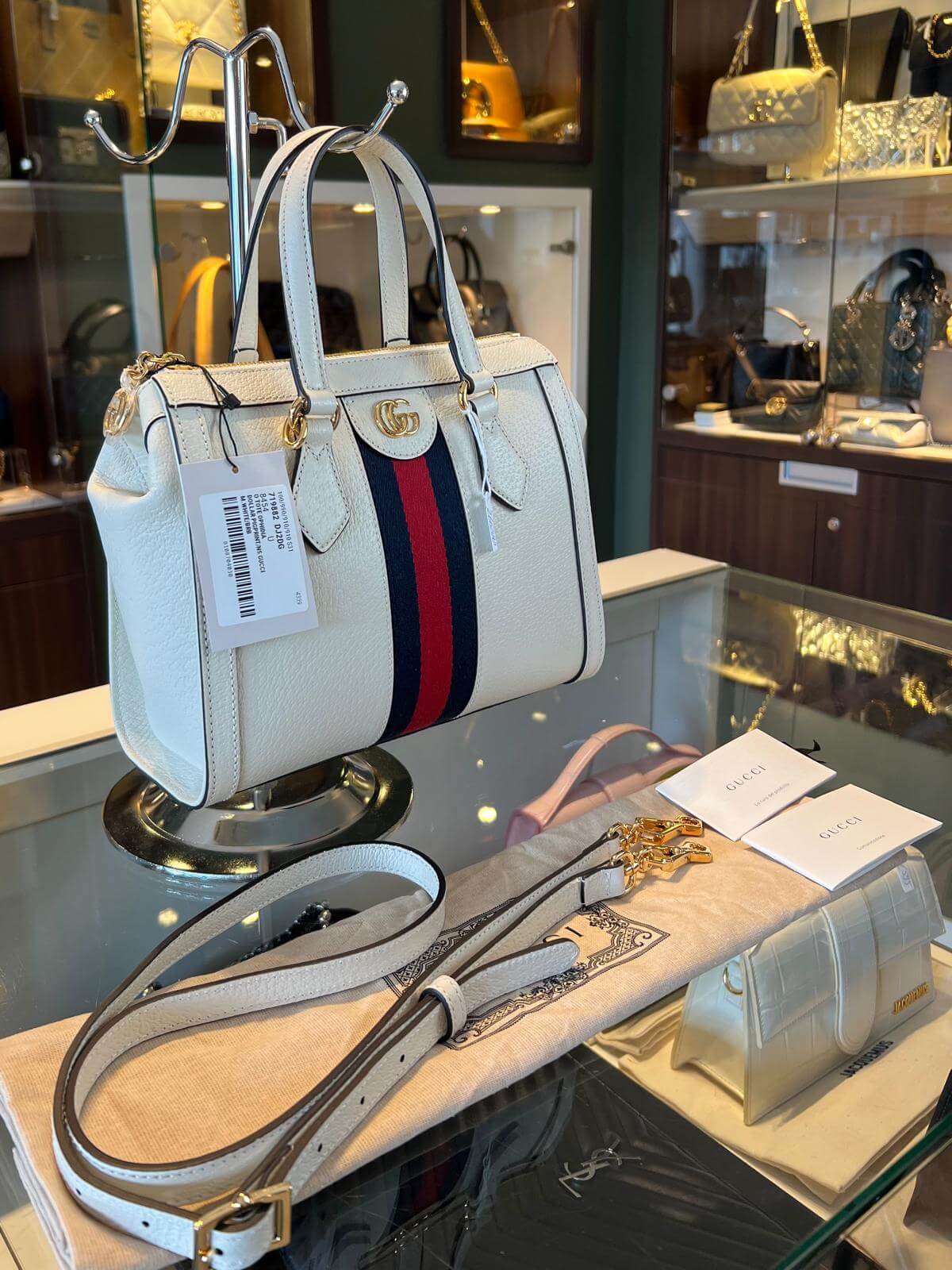 Gucci Ophidia Small Tote Bag - Afbeelding 3