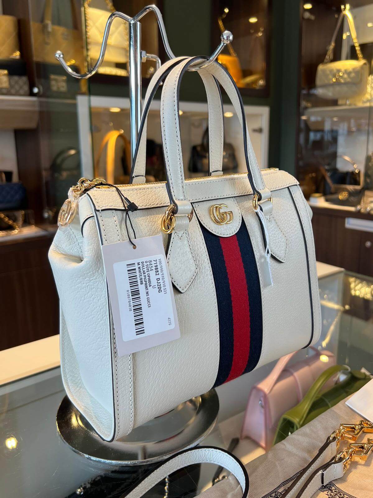 Gucci Ophidia Small Tote Bag - Afbeelding 4