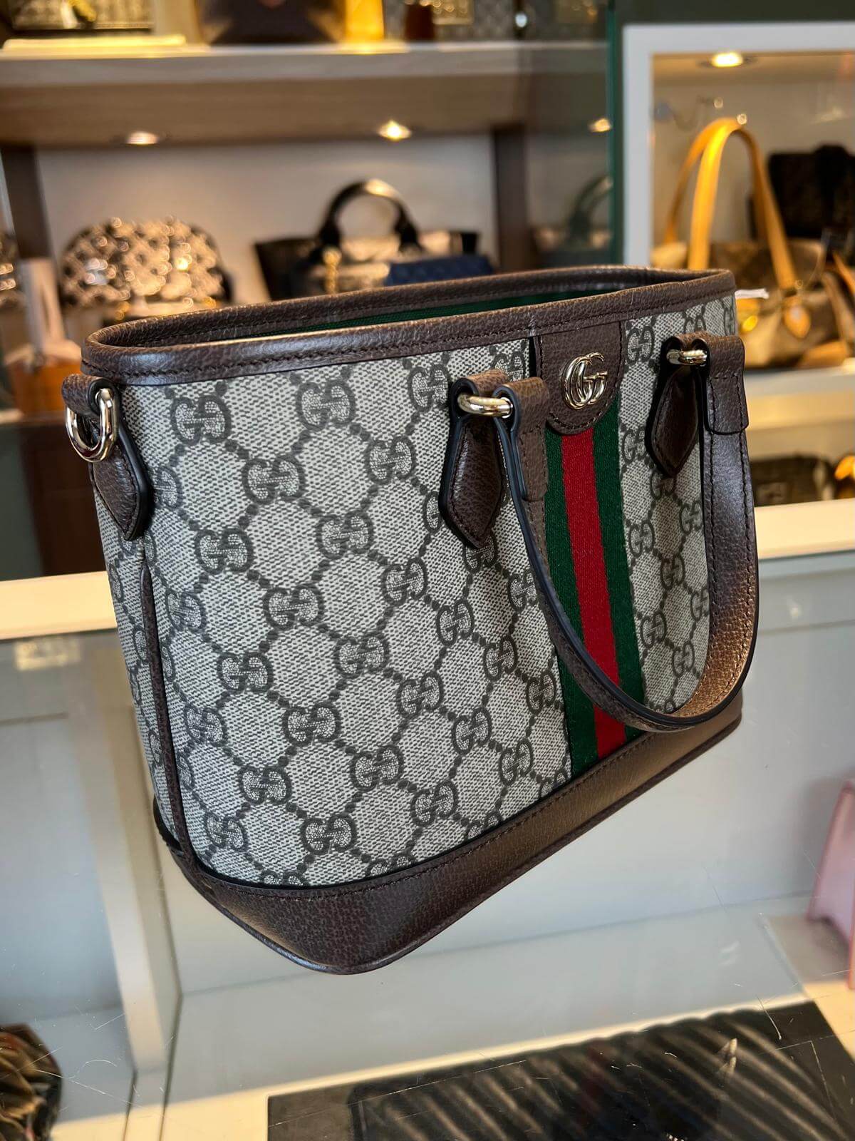 Gucci Ophidia Small Tote Bag - Afbeelding 13