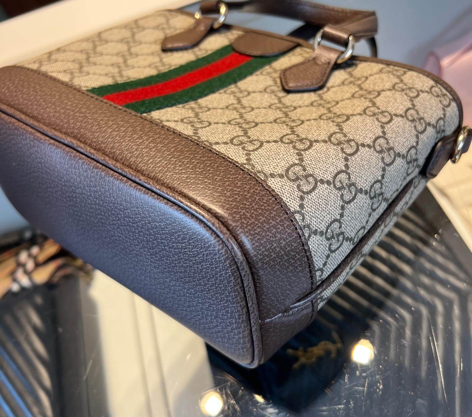Gucci Ophidia Small Tote Bag - Afbeelding 12