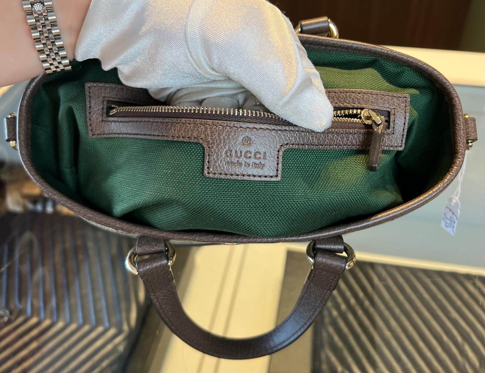 Gucci Ophidia Small Tote Bag - Afbeelding 16