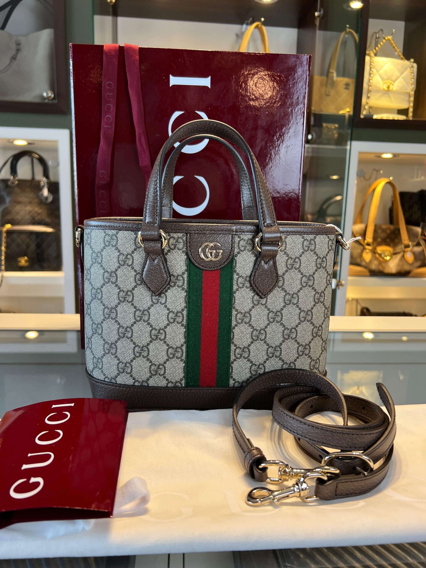 Gucci Ophidia Small Tote Bag - Afbeelding 2