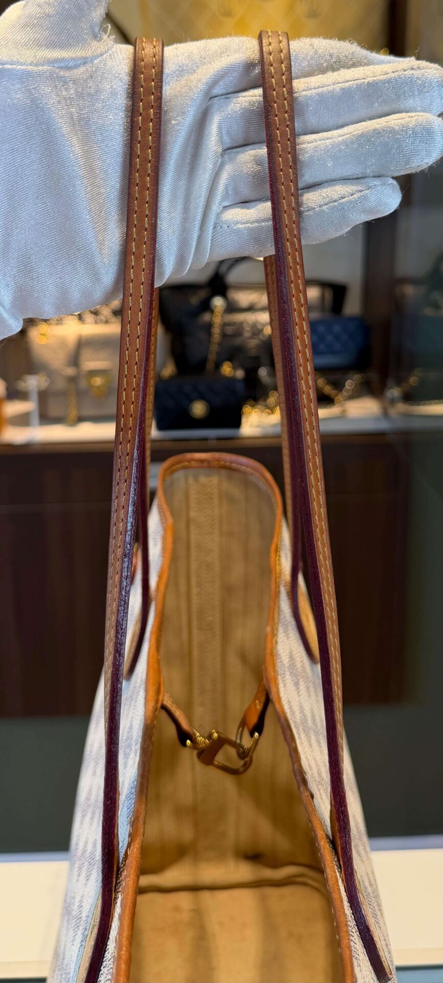 Louis Vuitton Neverfull MM Damier Azur - Afbeelding 16