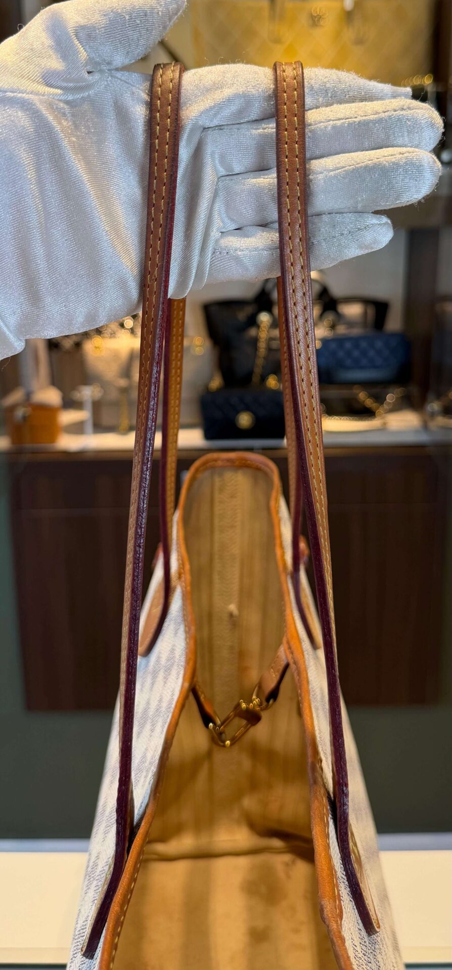 Louis Vuitton Neverfull MM Damier Azur - Afbeelding 15