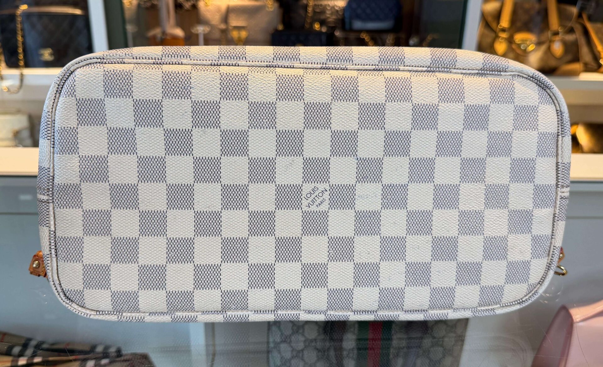Louis Vuitton Neverfull MM Damier Azur - Afbeelding 10